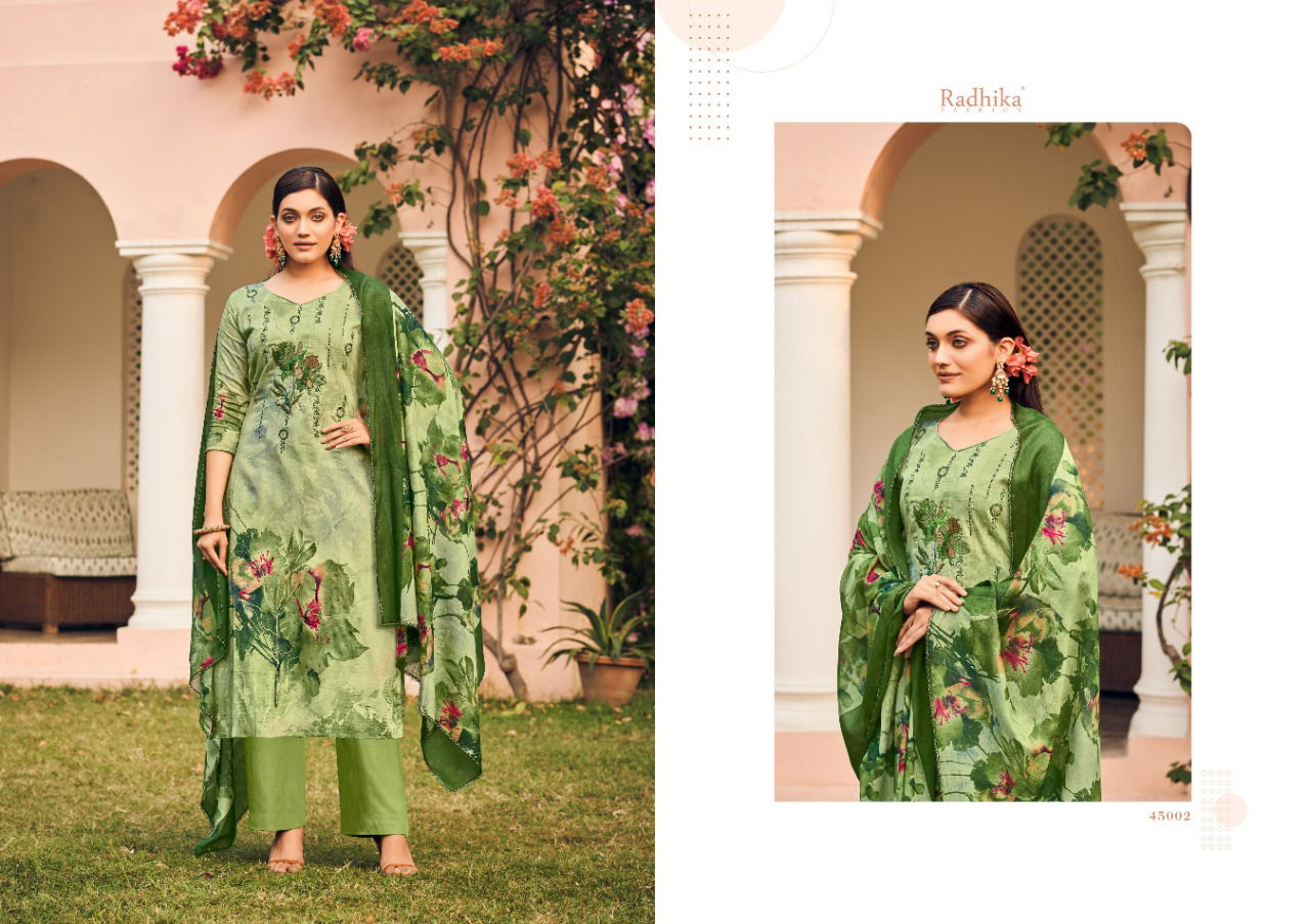 Radhika Azara Mussaret Vol 20 Wholesale Printed Cotton Dress Material